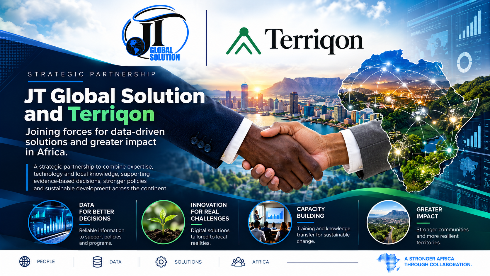 JT Global Solution and Terriqon strategic partnership